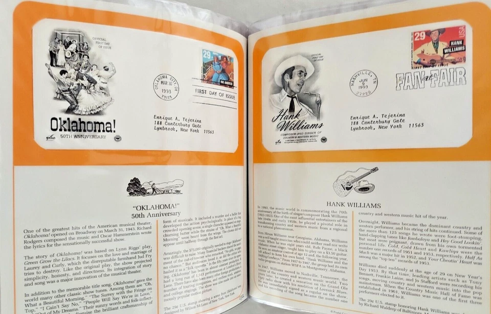 United States First Day Covers Stamps Wildflower Elvis Historical Events 1992-94 - Image 4 of 4