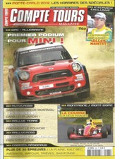 COMPTE TOURS N°260 LOEB & CITROEN / WRC FINLANDE / EPREUVE KERLABO / BELGIQUE