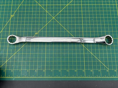 Snap On Tools XB2830A - 10° Offset 12 Pt. 7/8  & 15/16  SAE Box End Wrench-USA