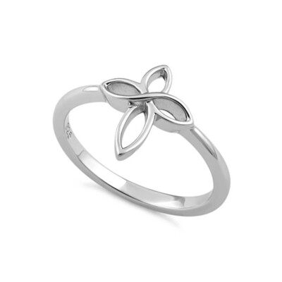 925 Sterling Silver Cross Christmas Sale Ring Perfect for Halloween celebrations