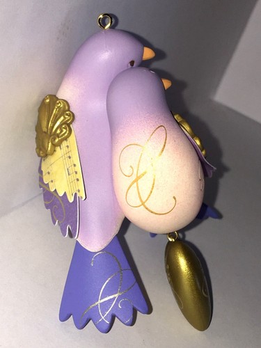 HALLMARK Keepsake 2012 TWO TURTLE DOVES 12 Twelve Days of CHRISTMAS ORNAMENT New - 第 6/12 張圖片