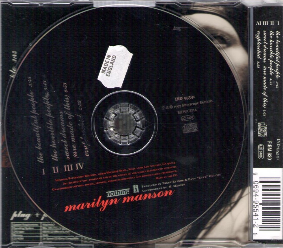 Beautiful People Pt.1 [IMPORT] by Marilyn Manson (May-1997