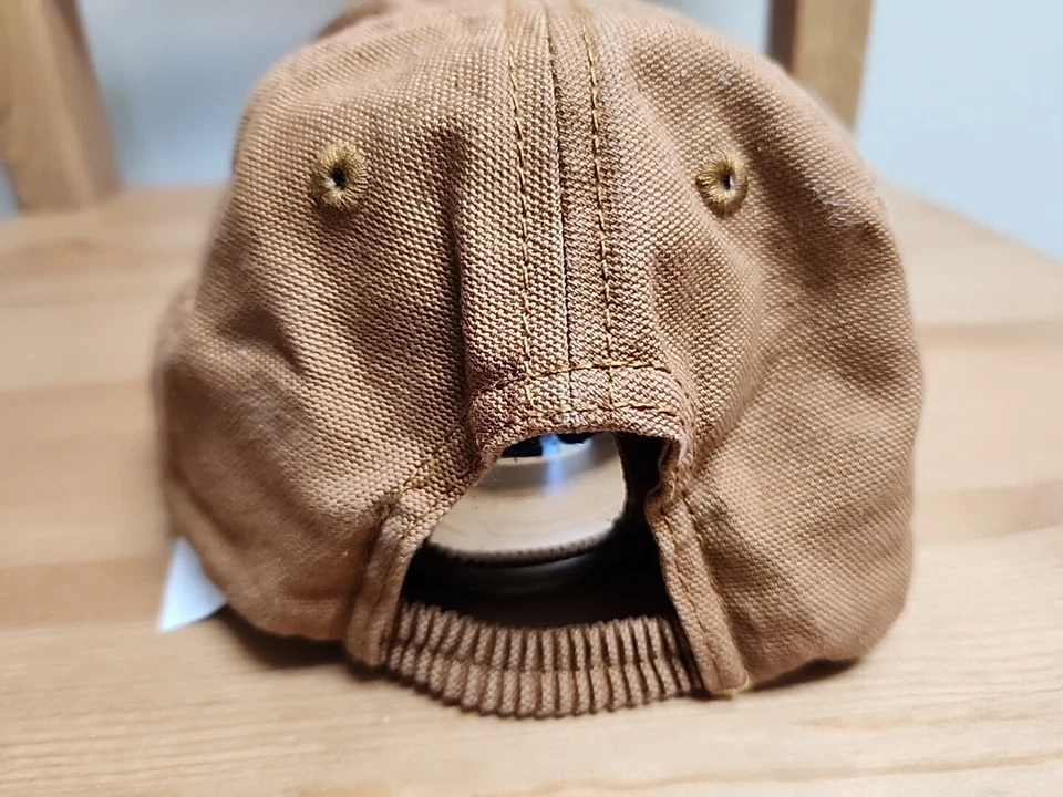 Boné de beisebol infantil Carhartt tamanho único marrom ao ar livre bebê crianças - Imagem 2 de 4