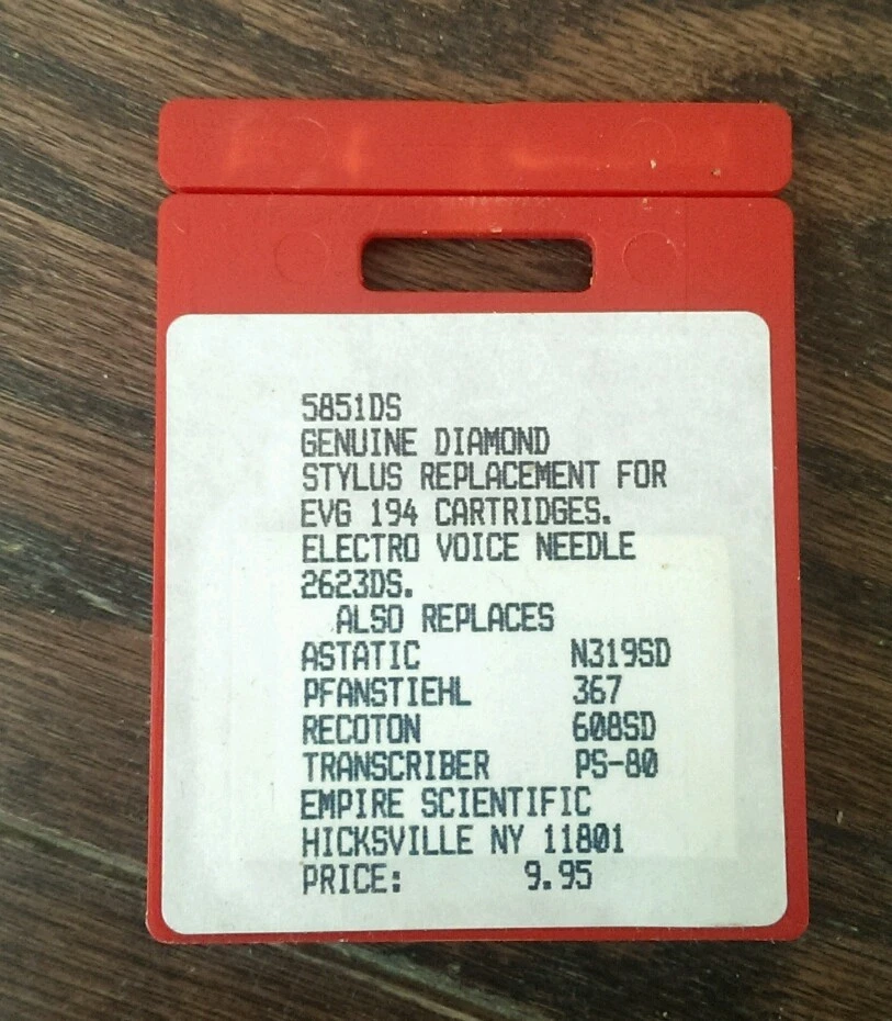 Empire Scientific Stylus 5851DS, 2623DS, N319SD, 367, 608SD, PS-80 Foto 2 de 2