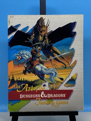 TSR Basic D&D Art of the Dungeons & Dragons Fantasy Game - 1985 - VG+ 1st Print