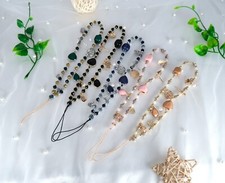 Handmade Cute Beaded Phone Charm Accessories Blue Boho Phone Charm Beaded USA