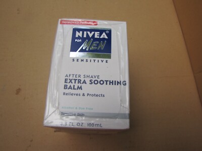 NIVEA MEN SENSITIVE AFTER SHAVE EXTRA SOOTHING BALM 3.3 OZ NEW OLD STOCK