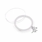 1oz Gold Eagle Coin Capsules, Air-Tite Holders 32mm White Ring, 10 Pack