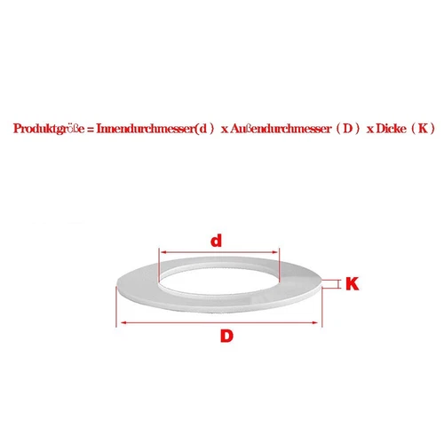 Arandelas de nailon arandelas de plástico arandela de polímero arandela plana - Imagen 3 de 11