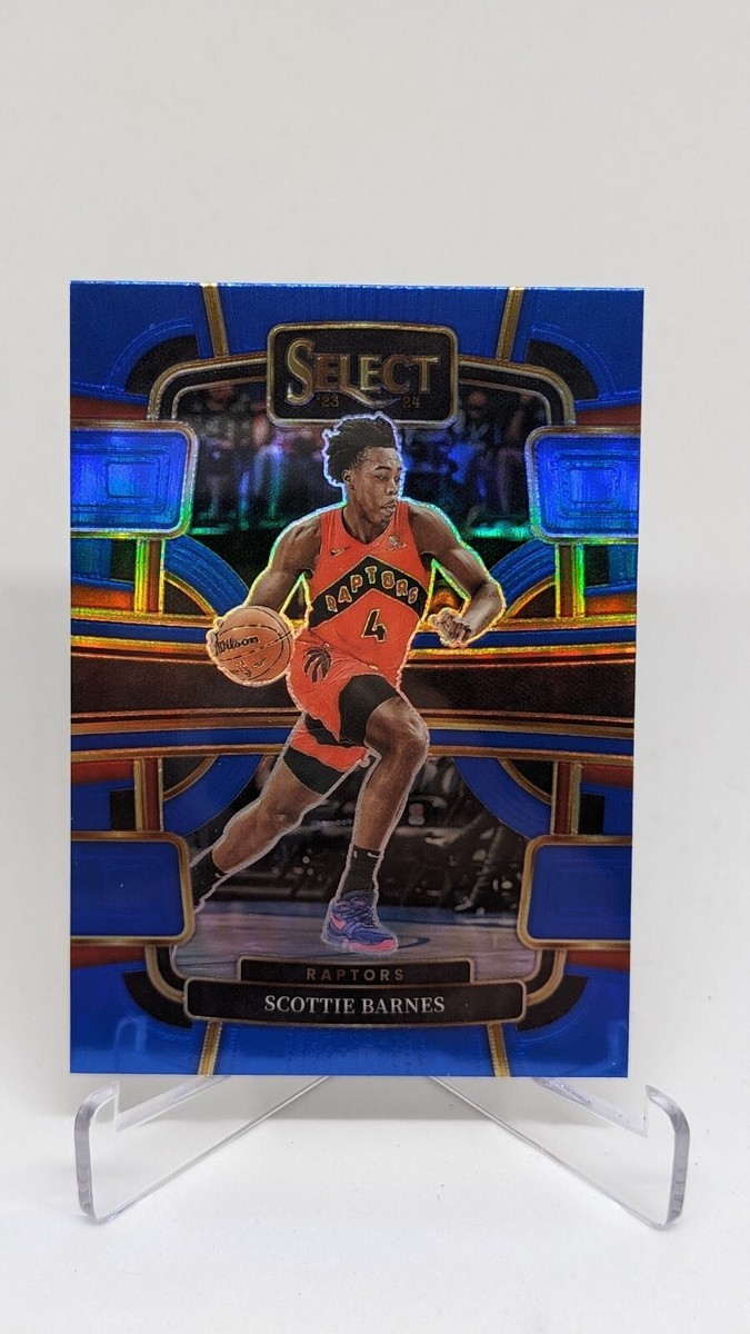 Scottie Barnes 2023-24 Panini Select Basketball Blue Prizm