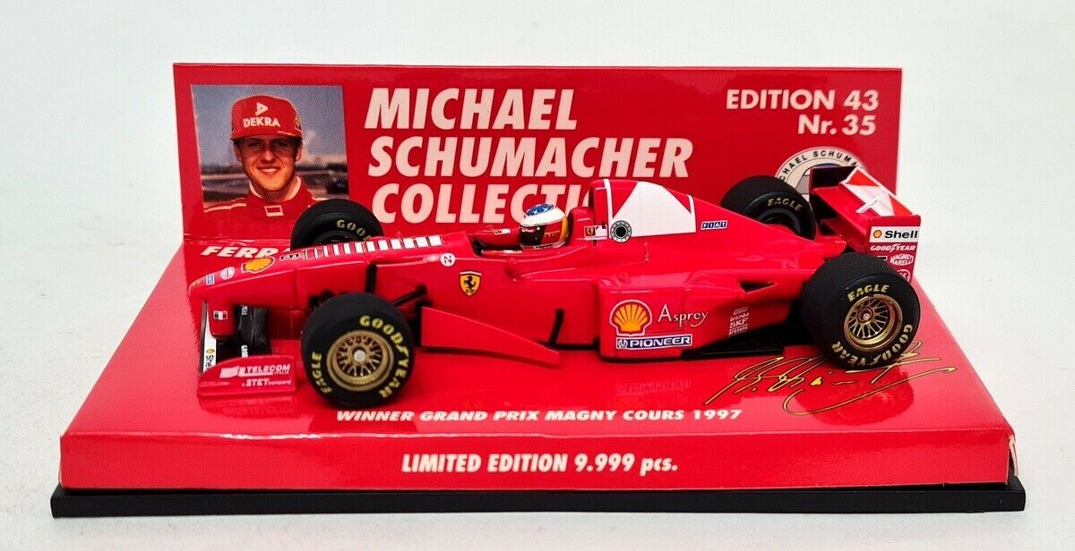 ミニカー MINICHAMPS 1/43  MICHAEL SCHUMACHER 1997 MINICHAMPS F1/FORMULA ONE 1:43 [FERRARI 1997 LAUNCH VERSION