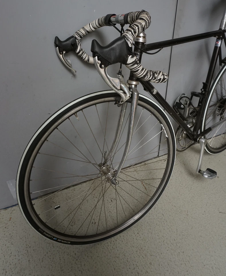 A022-299: Kotter Albuch Rennrad schwarz Campagnolo Sachs Retro Gr. M - Bild 2 von 4