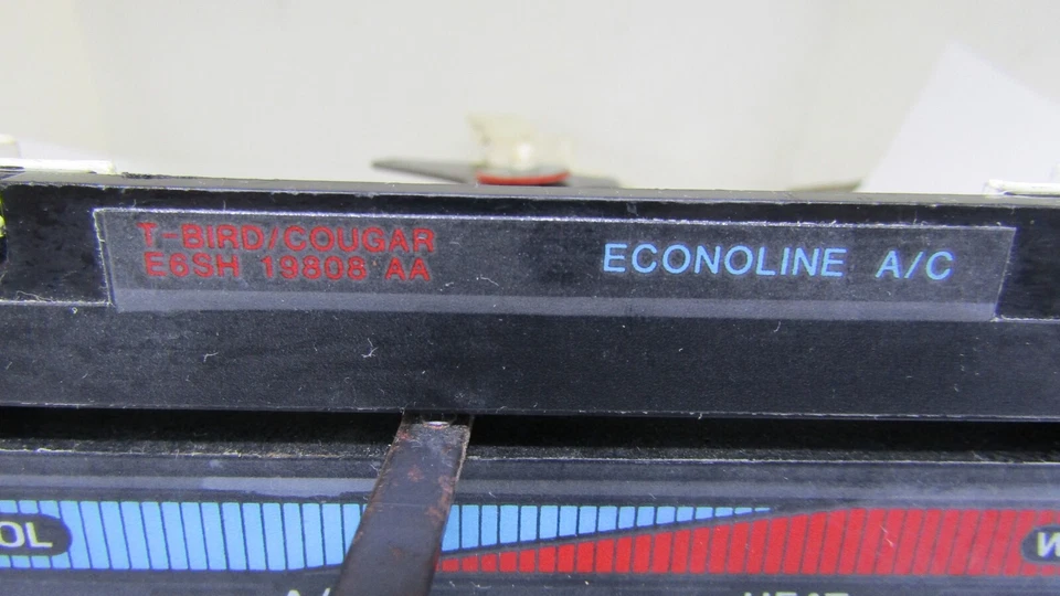 FORD E6SH-19808-AA ECONOLINE AIRE ACONDICIONADO CONTROL DE CALEFACCIÓN NUEVO OEM Foto 3 de 4