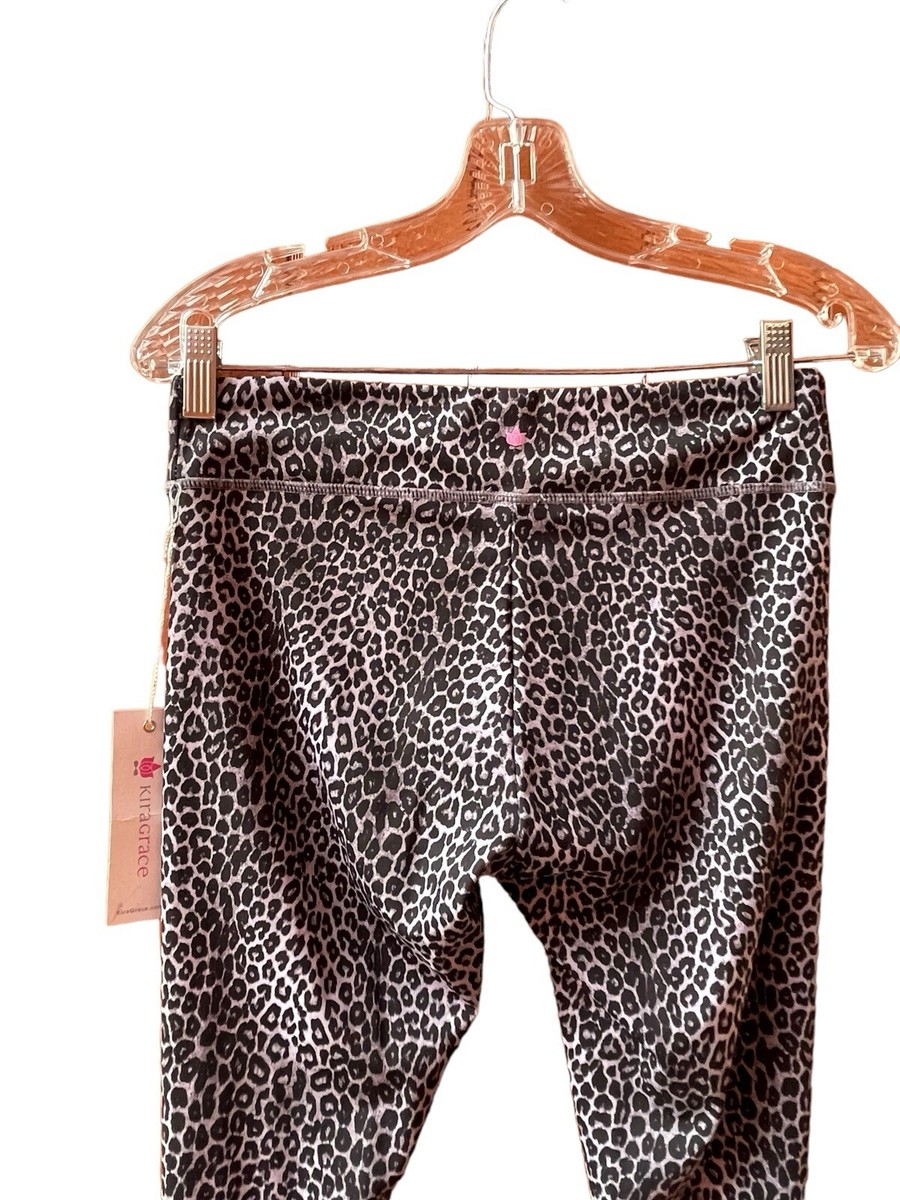 KiraGrace Flirt High Waist Yoga Tight - Perfect Leopard Sz:M