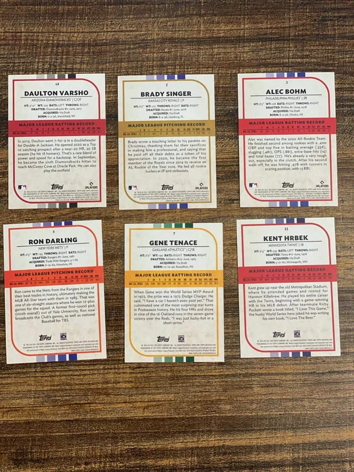 2021 Topps Archives Snapshots Base Card ~ Pick your Card - Image 2 of 4