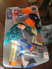 Lot of Nerf Accessories/Attachments Lots Of Ammo Cartridges Tripod Strap