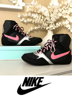 Rare Like New 2012 Nike Greco Supreme Wrestling High Top Shoes Women s Size 8