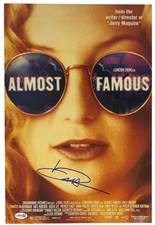 Kate Hudson "Almost Famous" Signed Autograph 12x18 Movie Poster Photo JSA COA