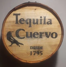 Tequila Cuervo Vintage Barrel Art Wall Hanger
