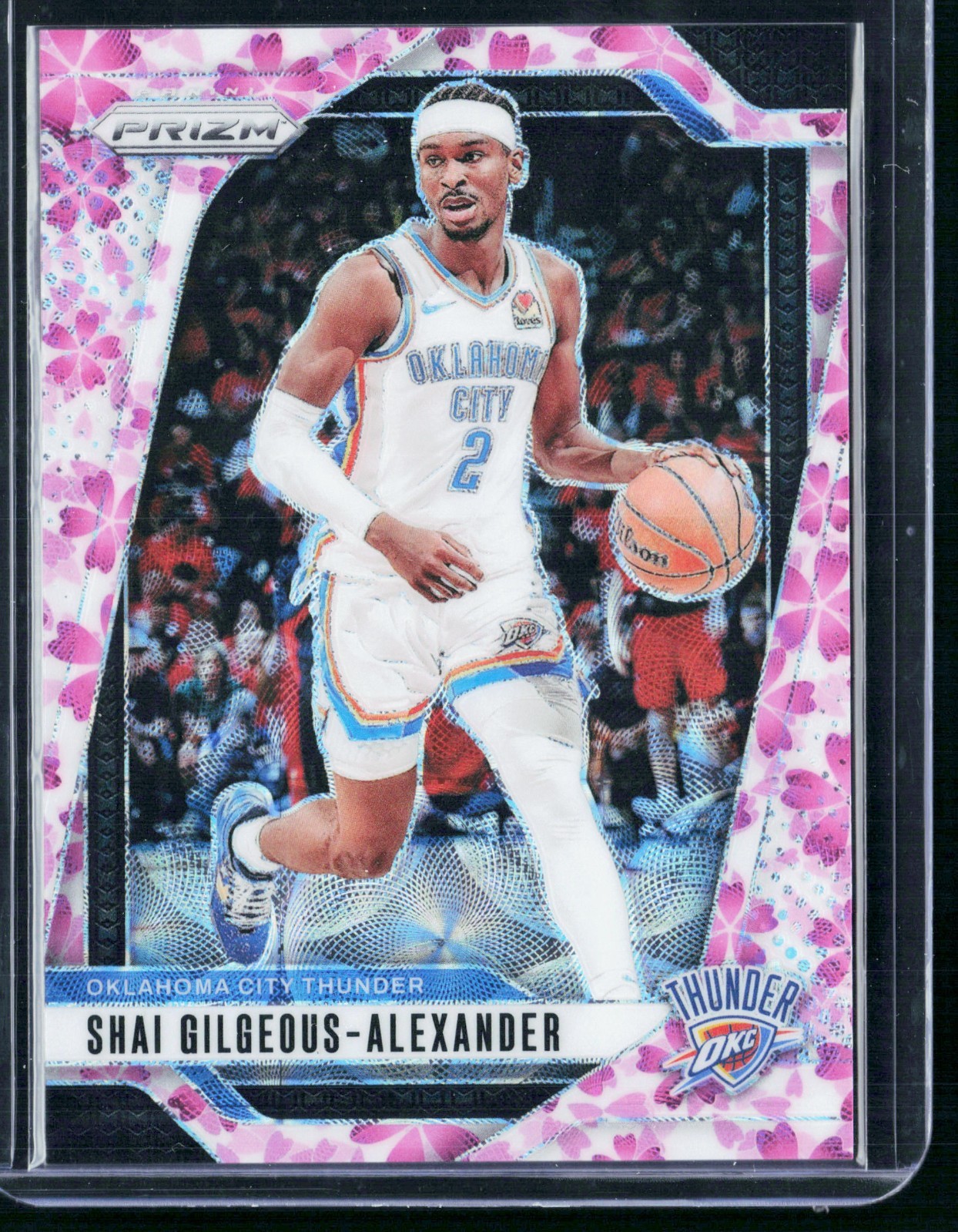 2024-25 Panini Prizm - Shai Gilgeous-Alexander #113 Choice Cherry Blossom /20