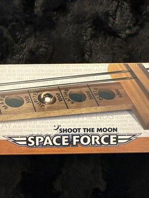 WE Games Shoot The Moon 1940's Nostalgia Game, Solid Wood, NEW SEALED, 17.5 in.