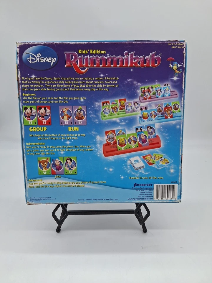 Disney Rummikub Preschool Edition From Pressman Complete. - Image 2 of 4