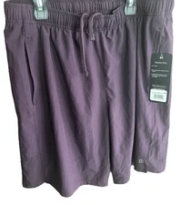 Layer8 Gym Shorts Mens Sz XL 9” Inseams Training Football Mulberry Red Purple
