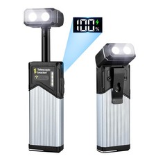 Telescopic Camping Light Magnetic Led Work Light Flashlight With Clamp For Car