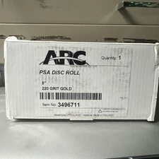 Arc Abrasives 3496711 Psa Gold Disc Roll-100 5” 100 Pcs P220 Grit Gold