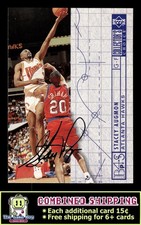 1994-95 Collector's Choice Silver Signature #372 Stacey Augmon Atlanta Hawks