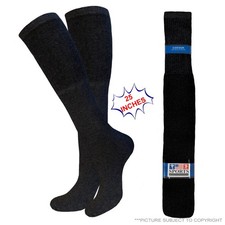 4-8-12 TUBE SOCKS SOLID BLACK LONG OLD SCHOOL SOCKS SIZE 13-18 COTTON SOCKS