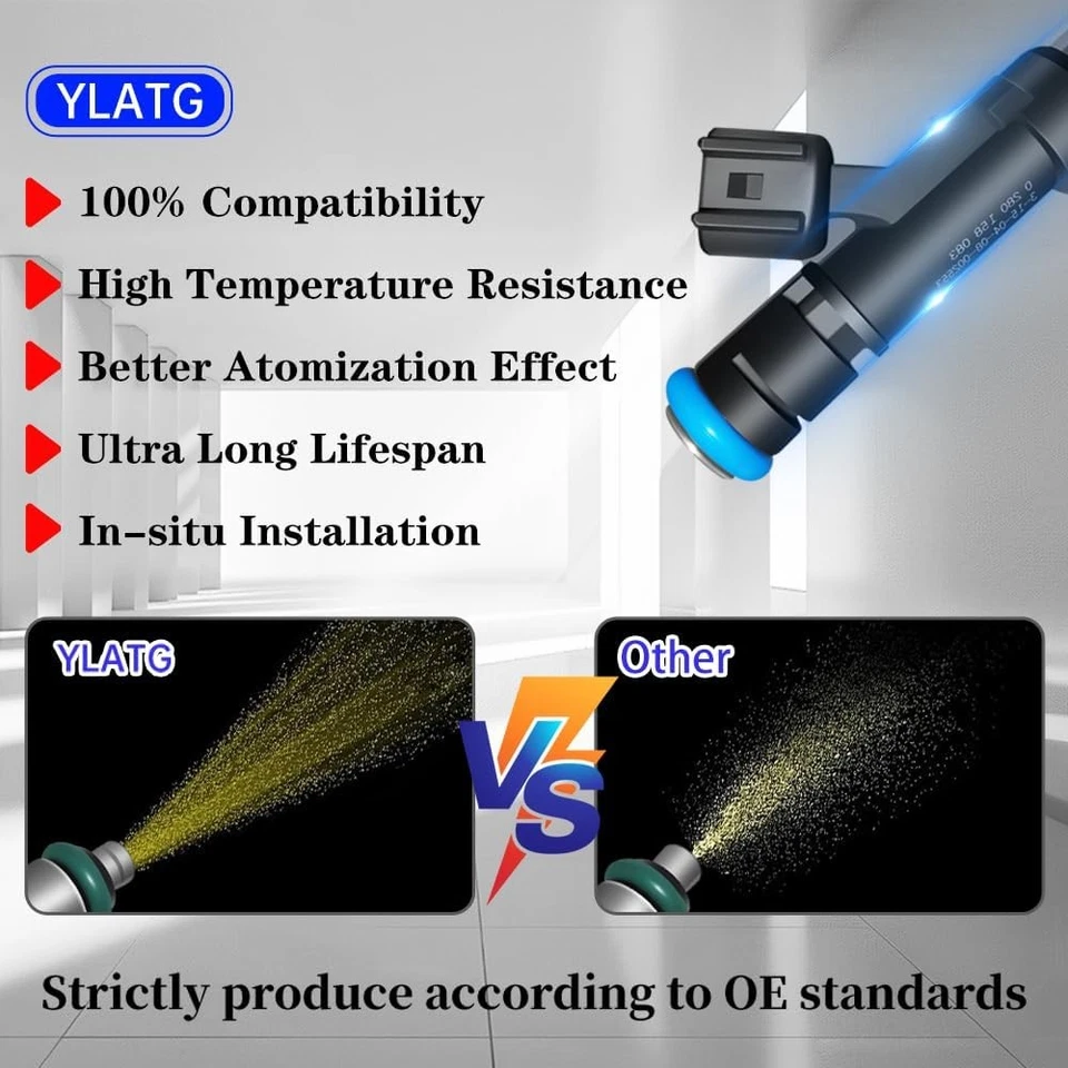 Inyectores de combustible para Buick Lucerna 2006-2011 4,6 L, para Cadillac DTS SRX STS XLR...  Foto 3 de 4