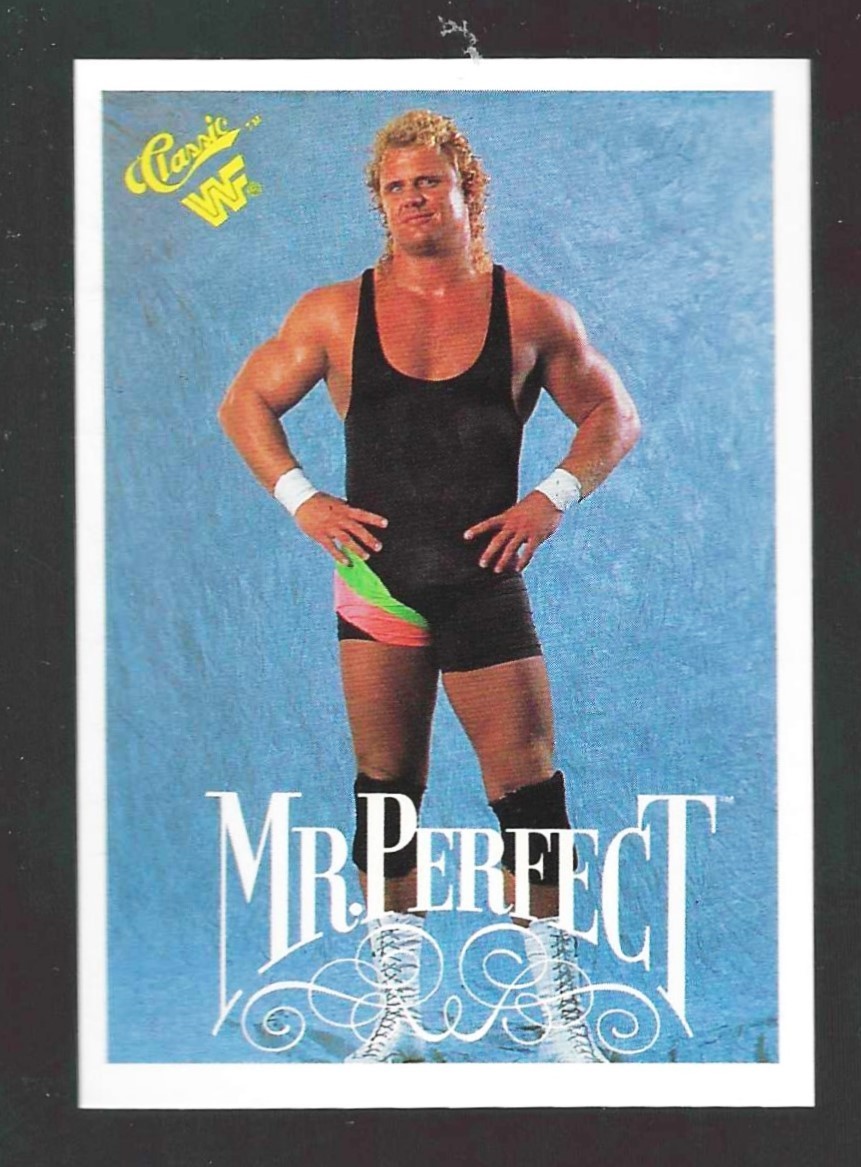 Mr. Perfect - 1990 Classic WWF #19  -   wrestling trading card