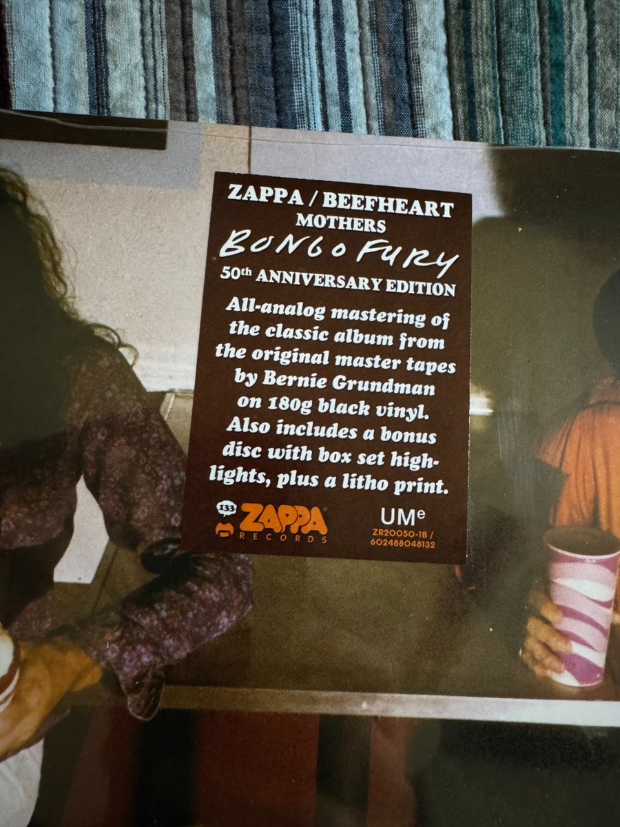 Frank Zappa / Captain Beefheart - Bongo Fury (50th) 2LP NEW w