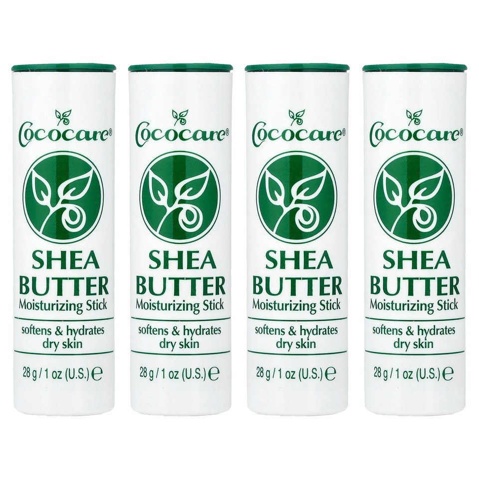 Shea Butter Moisturizing Stick, 4 Pack, 1 oz (28 g) Each