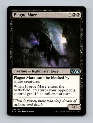 Plague Mare Core Set 2019 Non-Foil MTG NM