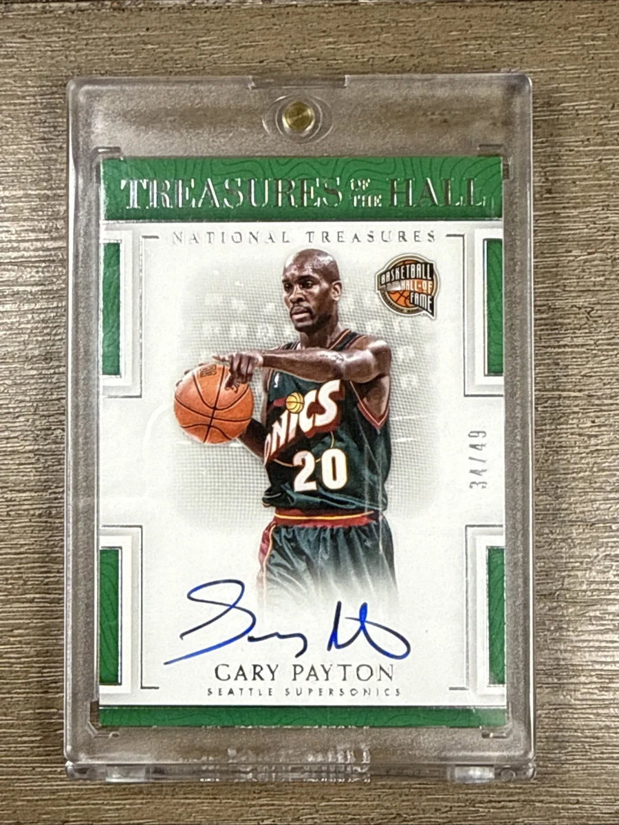 スポーツ選手 Panini Gary Payton 1of1 Panini Gary Payton Basketball Serial Numbered Sports Trading Cards