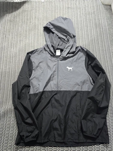 UNDERCOVER giacca a vento donna rosa victoria secret 1 2 zip felpa con cappuccio coulisse M