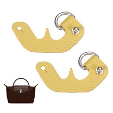 2 Pcs Purse Straps Buckle Replacement, Punch-Free Bag Accessories, Yellow