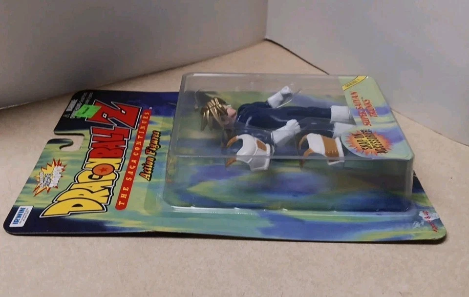 Figura de acción Irwin DragonBall Z 1999 Serie 3 Super Saiyan Trunks nueva sellada Foto 4 de 4