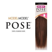 New Model Model Pose Yaky Human Hair Weave Extensions Color 30 Auburn 10"- 14"