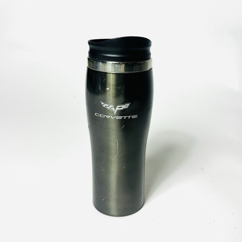 Corvette travel mug w/ lid