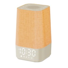 ALARM CLOCK White Noise Sound Machine Night Light Timer Soothing Sounds