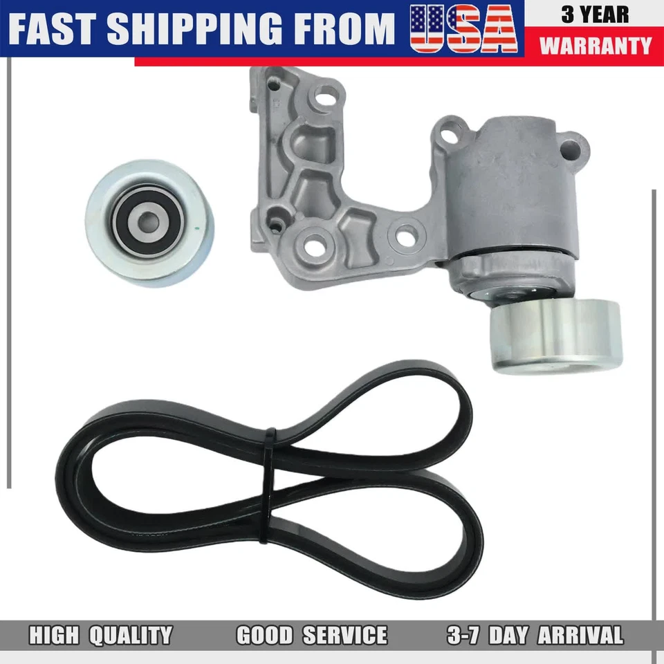 Serpentine Belt Component Kit For Toyota Avalon Camry Highlander Lexus US Stock Foto 2 de 4