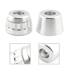 For BMW F650CS K1600 Silver Throttle Lock Cruise Control Throttle Clamp End Bar