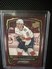 2023-25 Matthew Tkachuk Upper Deck Engrained Synthesis- S-49 - Red Parallel