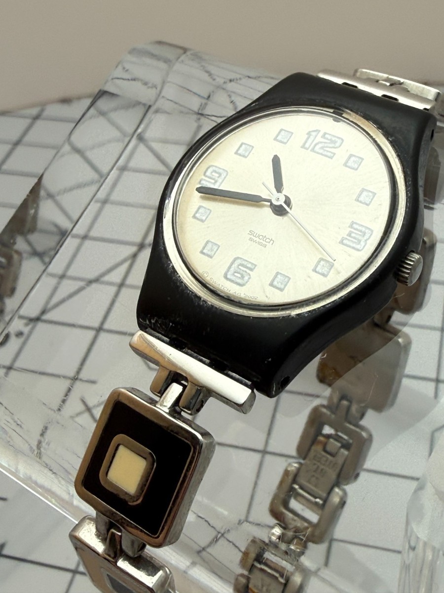 2003 Swatch LB160G Ladies Chessboard Watch Complete in Case  display picture 1