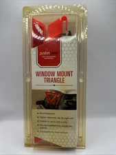 Just In Case Window Mount Reflective Safety Triangle For Roadside Orange NEW 