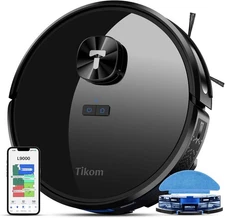 Robot Vacuum and Mop Combo with LiDAR Navigation, Smart Mapping and Carpet Boost