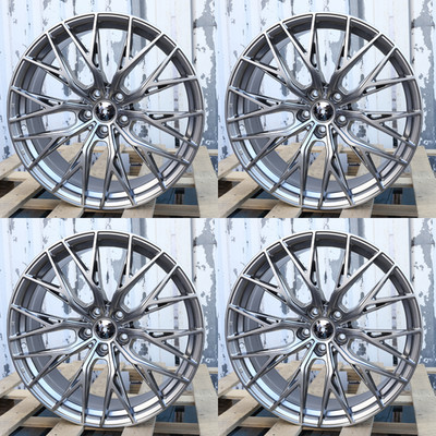NEW 20'' Hyper Black STYLE WHEELS RIMS 20X9 +35 5X112 MERCEDES BENZ BMW AUDI
